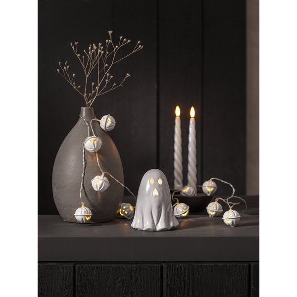 Stearinlys LED Antikklys 2-pakning Flamme Shine Hvit