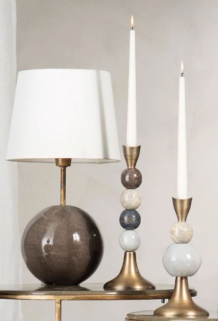 Bordlampe Lampfot Stone Muldvarp 37 cm