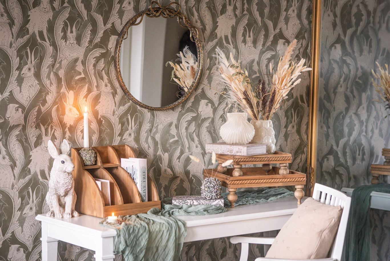 Dekorasjon Bokeske Vinranke 2-pakning 16x5x26 cm