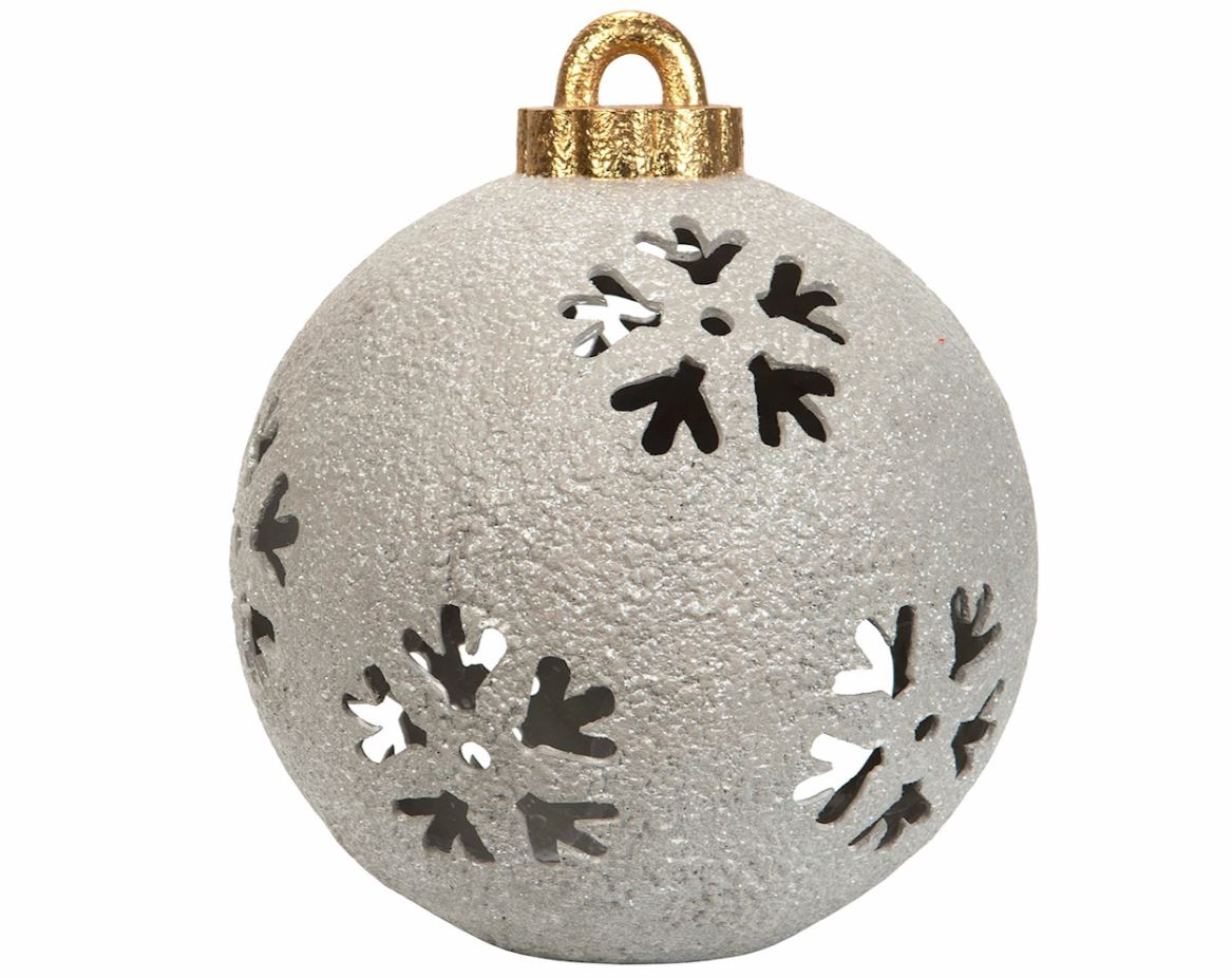 Julelysestake Julekule Ø25x29cm