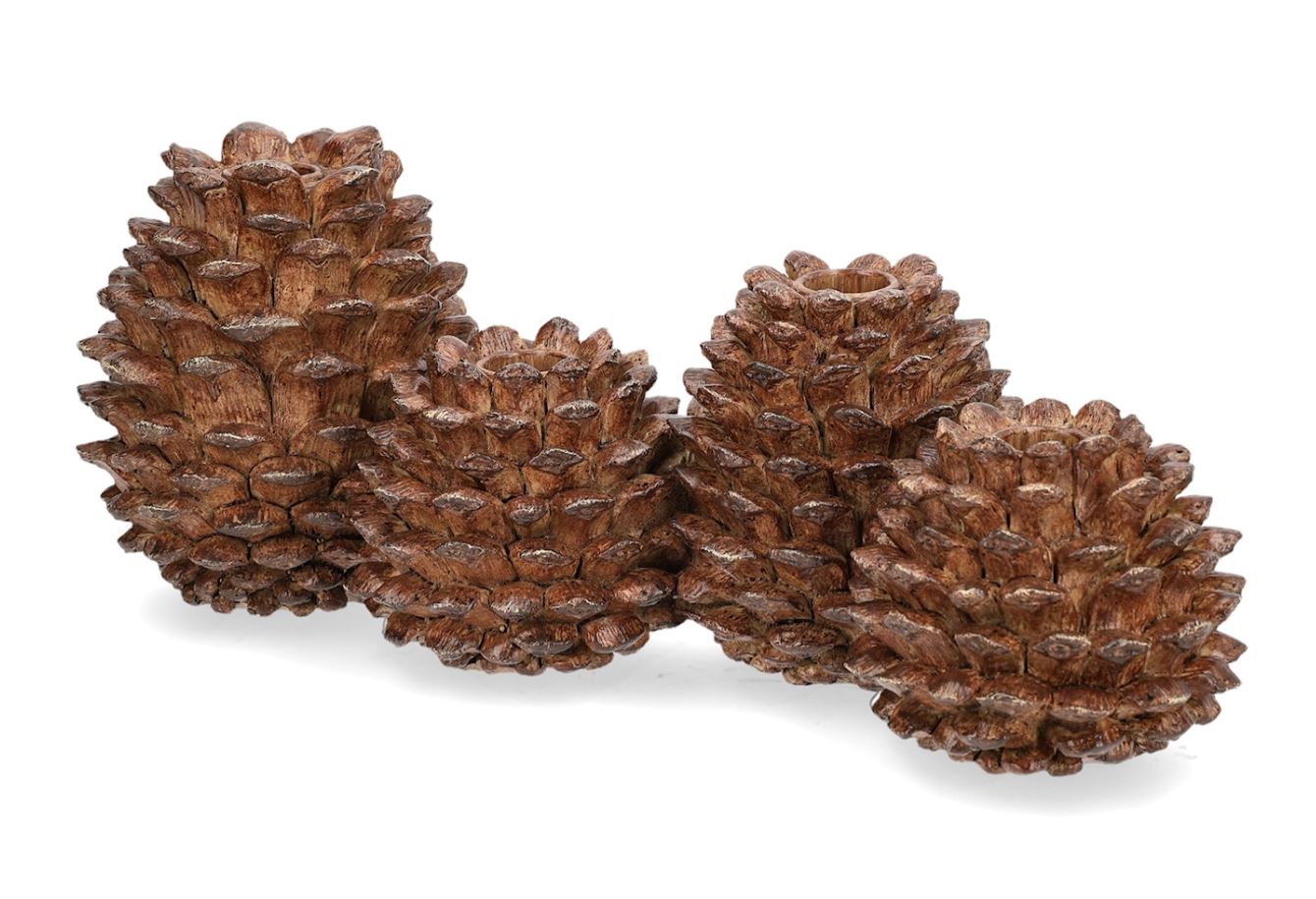 Julelysestake Kjegle 13x36x13cm