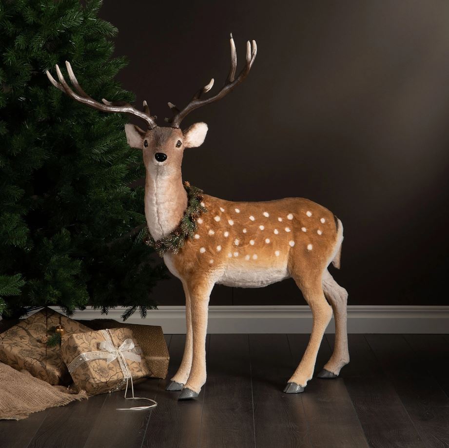 Innendørs julepynt Dovhjort Hane 115x45x117cm