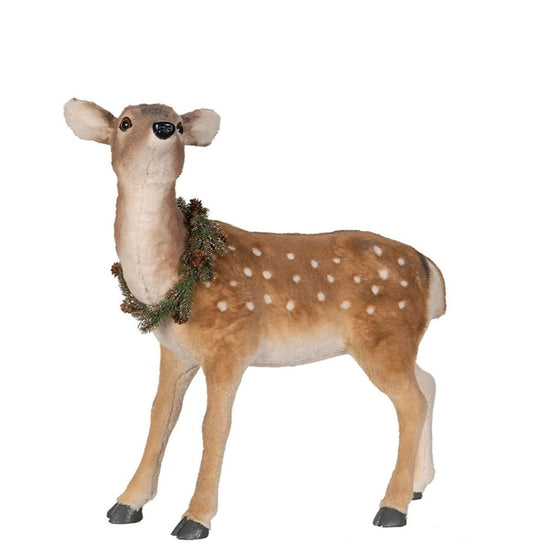 Innendørs julepynt Dovhjort Hind 79x38x70cm