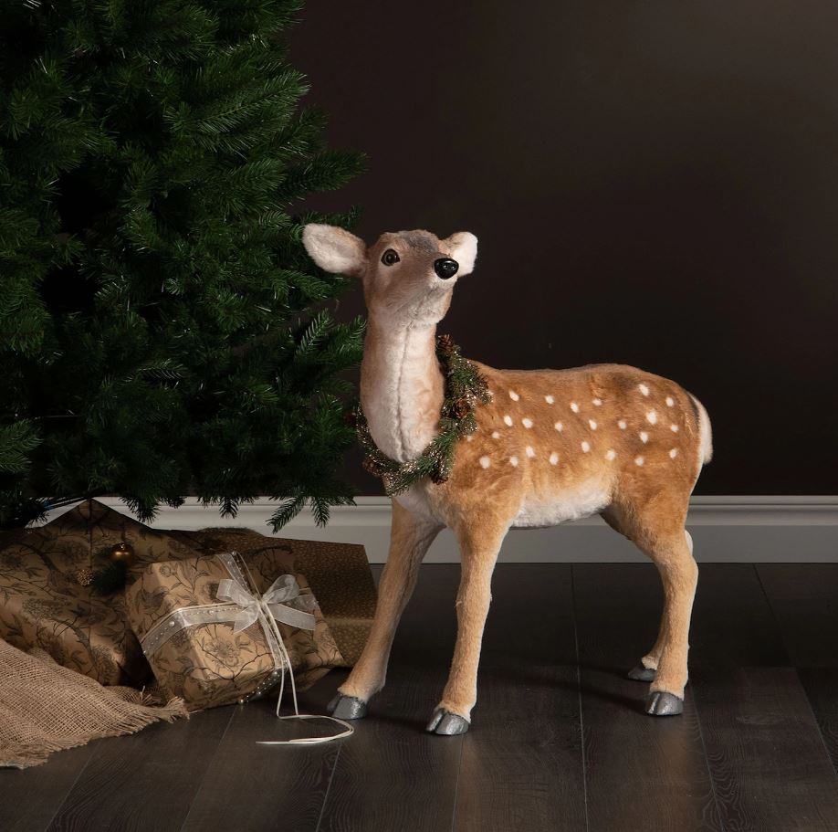 Innendørs julepynt Dovhjort Hind 79x38x70cm
