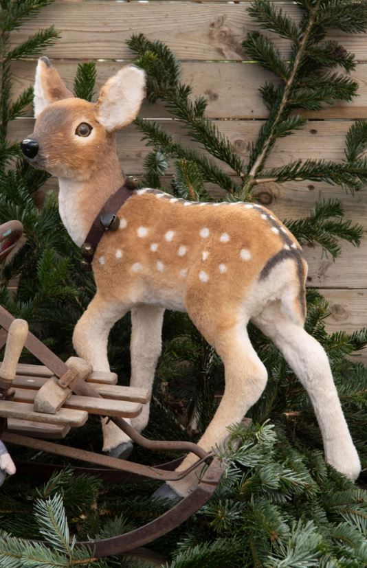 Innendørs julepynt Dovhjort Kalver 2-pak 58 cm Mix