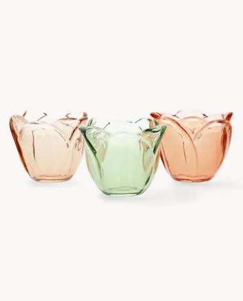 Lyslykt Telysholder 3-pakning Mix Ø9x8cm