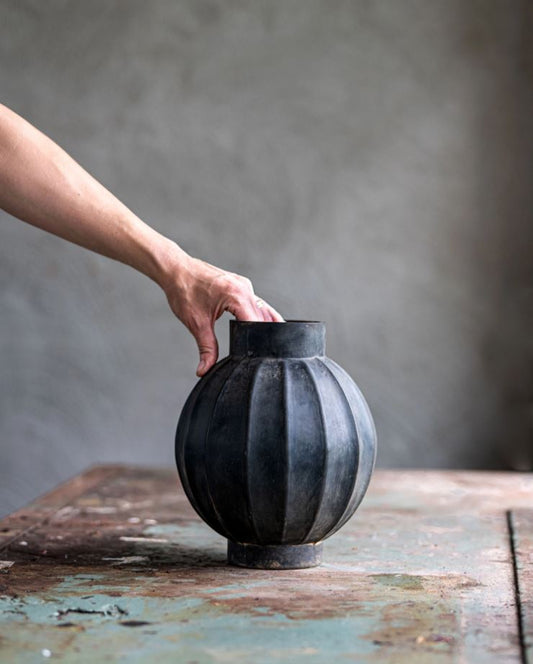 Dekorativ Vase Ø22x26cm Glass