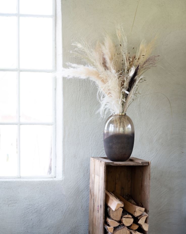 Dekorativ Vase Ø20x32cm Glass