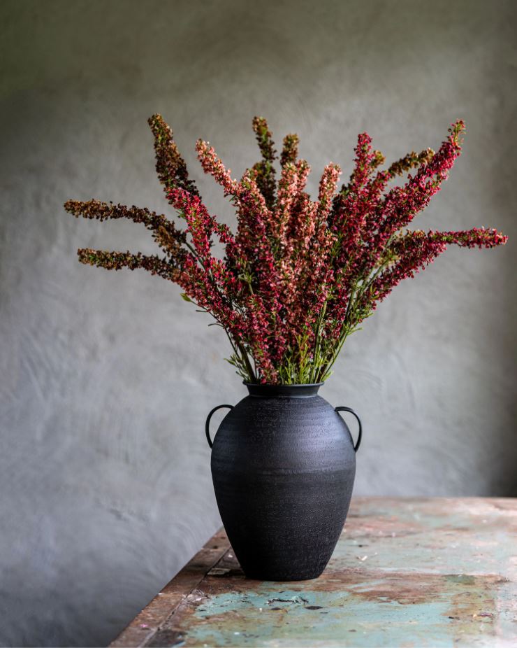 Blomsterpotte Blomsterkrukke Urne Metall 27x28x34cm