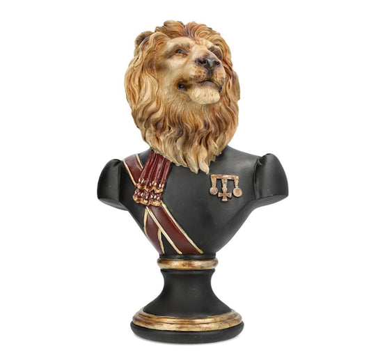 Dekorasjon Byst Løve 47 cm