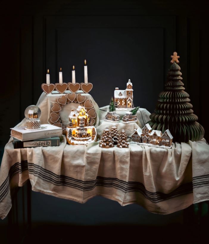 Juledekorasjon Innendørs Pepperkakekrans 30 cm