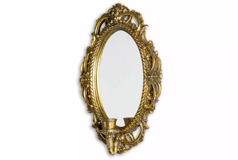 Lysestake Vegglampespeil 32x9x47cm