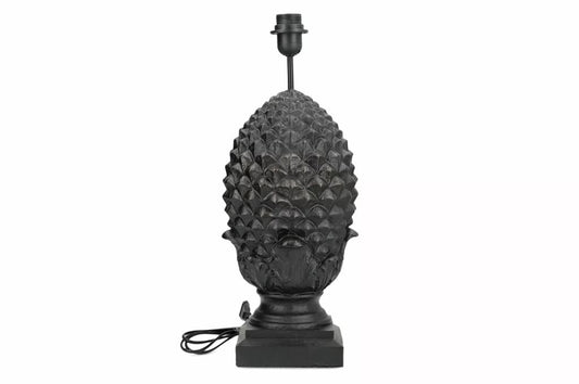 Bordlampe Sort Poly Lampefot Ø23x52cm