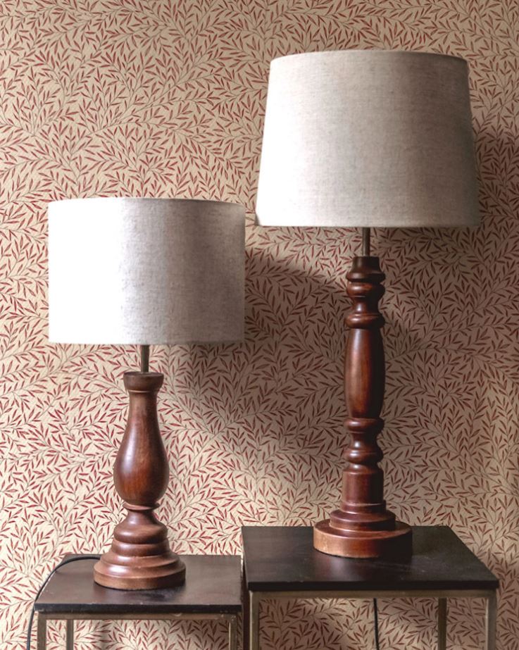 Bordlampe Lampfot Arvid Brun 55 cm