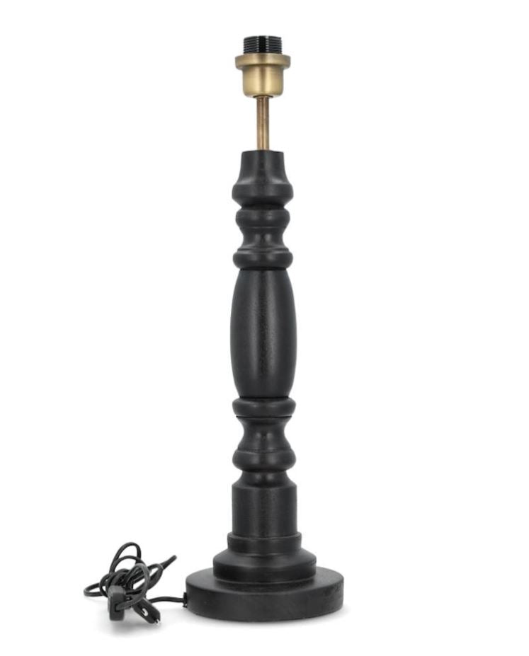 Bordlampe Lampfot Arvid Svart 55 cm