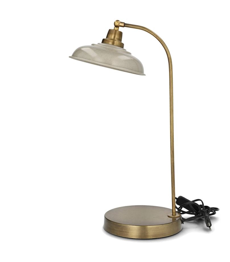 Bordlampe Noa Emalje Sand 30x52cm