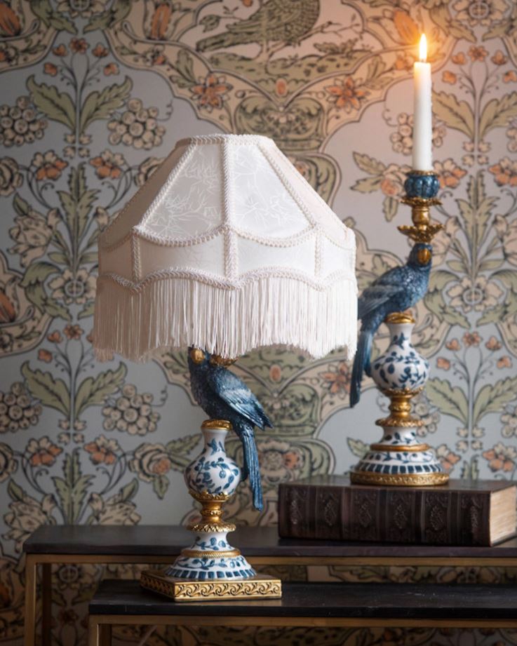 Lysestake Papegøye Blå 40 cm På lager uke 07