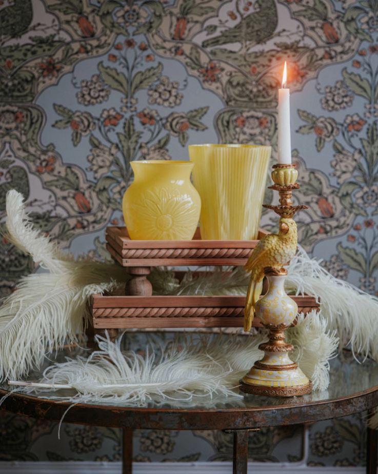 Lysestake Papegøye Gul 40 cm På lager uke 07