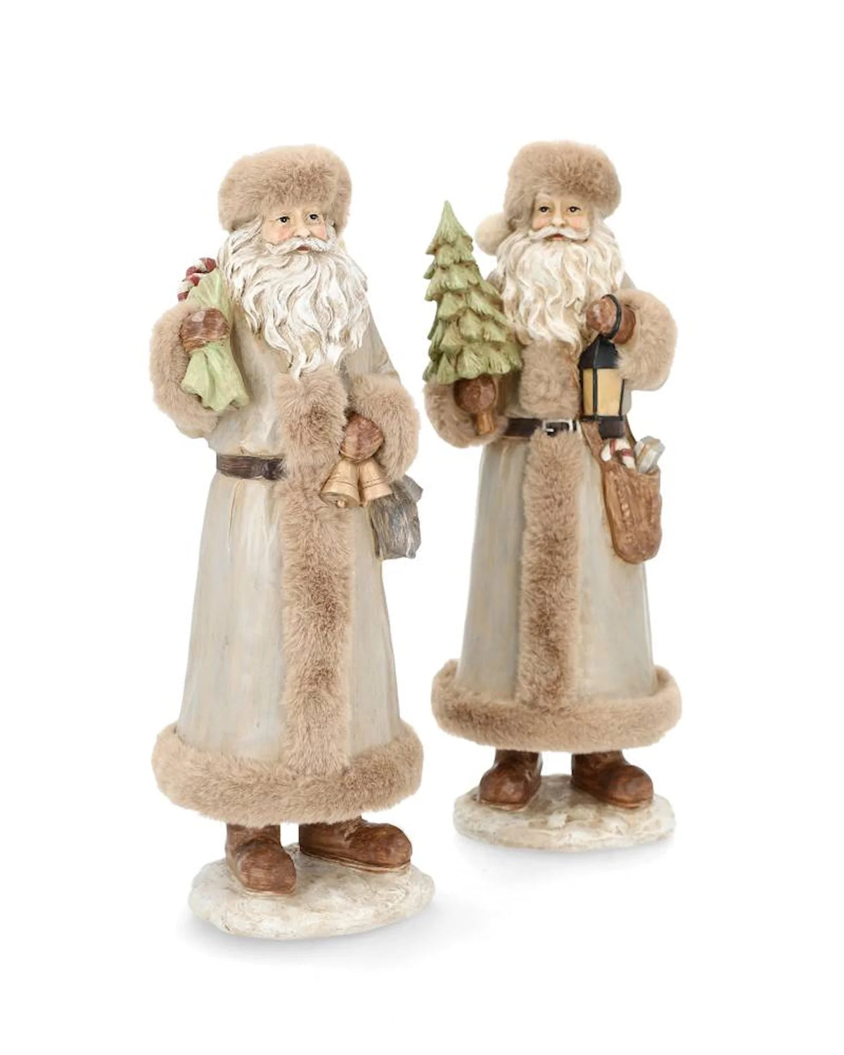 Innendørs julepynt Nisse pelslue 2-pakning 36 cm