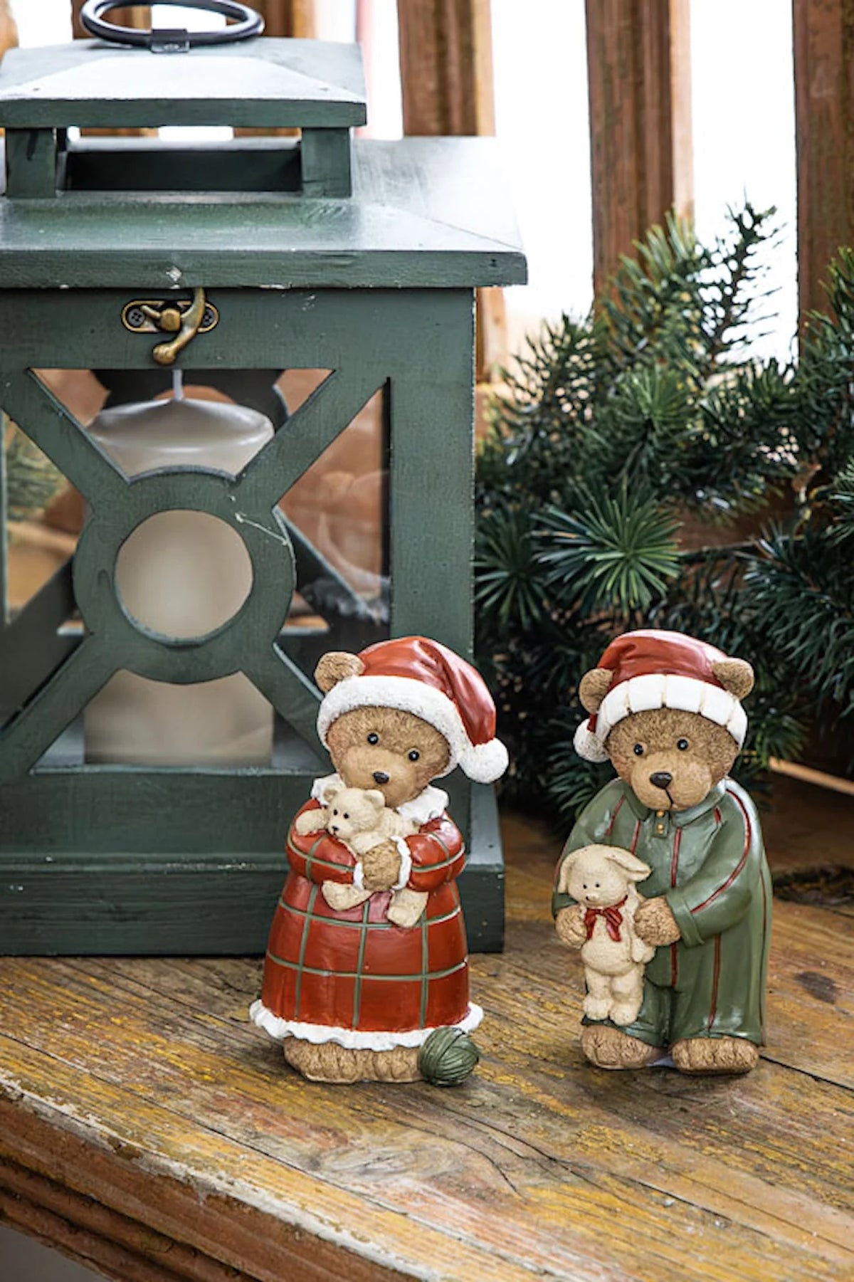 Innendørs Julepynt Teddybjørn Pyjamas Mix