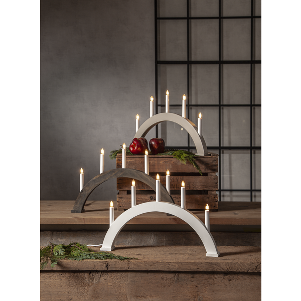 Adventslysestake ALBO 51,5x6x33 cm Vanøtsbrun