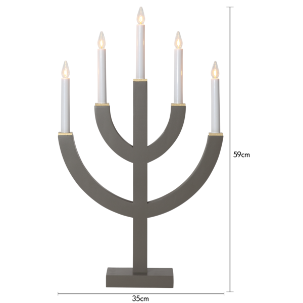 Adventslysestake ANNO 59 cm muldvarp