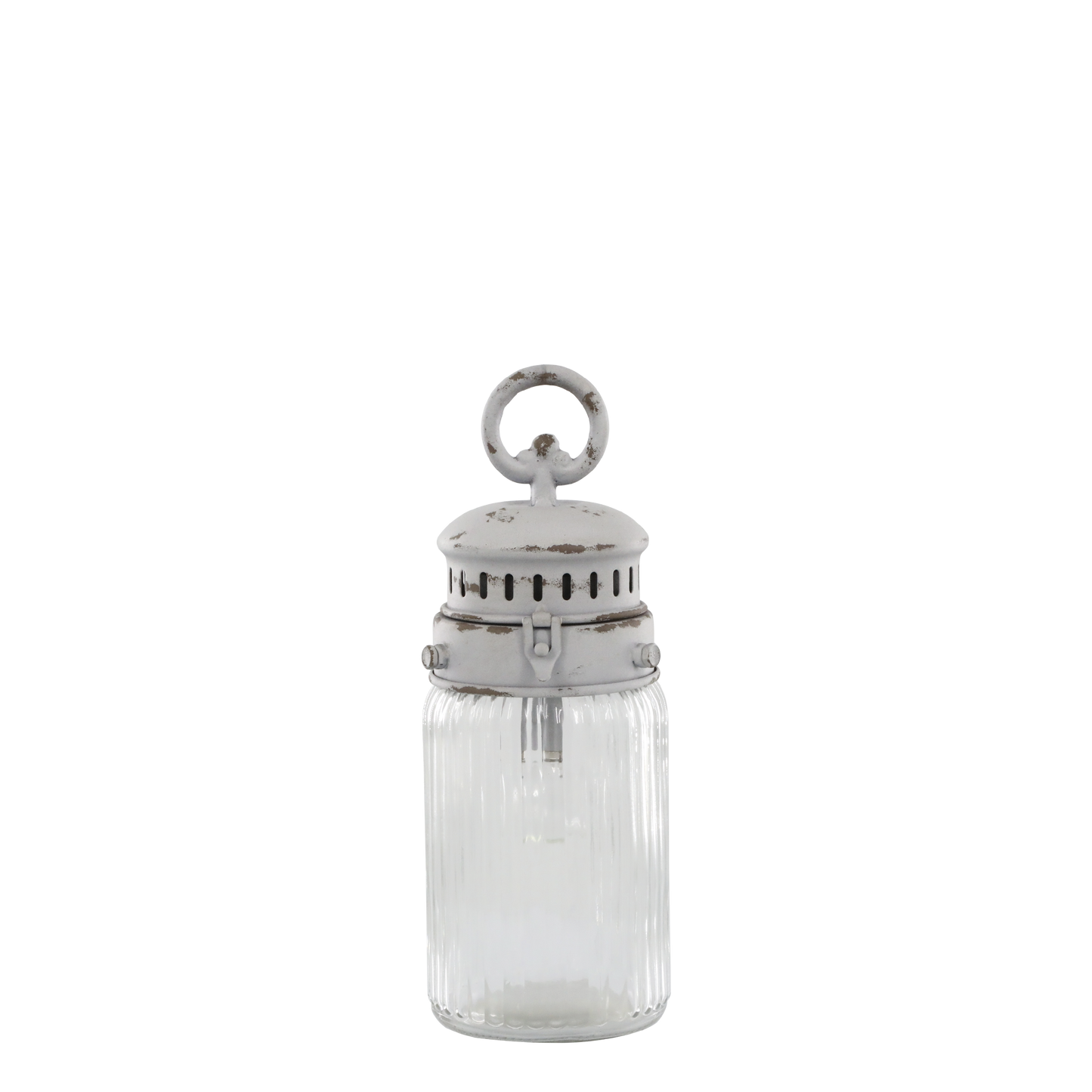 Batteridrevet belysning Fransk stalllampe inkl. pære H30/Ø11 cm