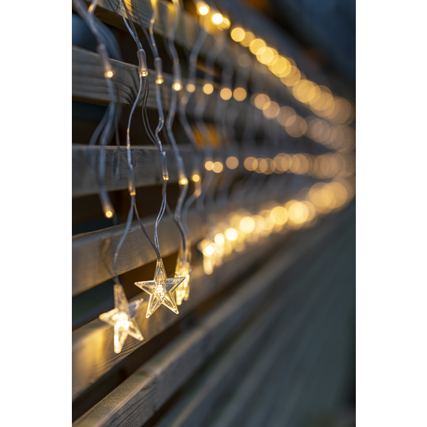 Utendørs julepynt lenke Stjerne 480x46 cm