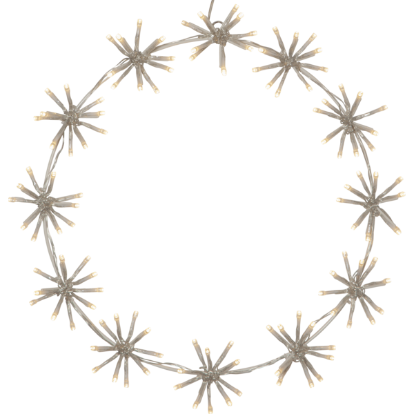 Utendørs julepynt Flower ring 50 cm