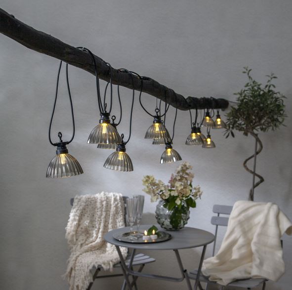 Hagebelysning lyslenke Circus Shade 495 cm