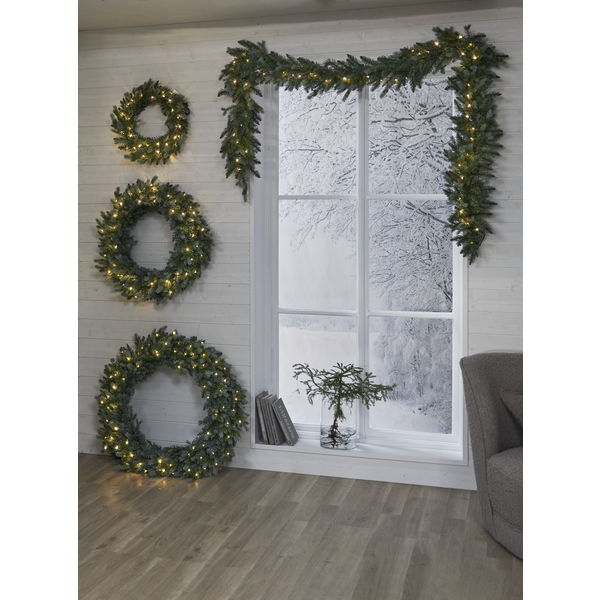 Utendørs julepynt Girlander Greyland 300 cm