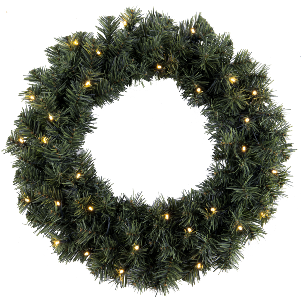 Utendørs julepynt Krans Ottawa 50 cm