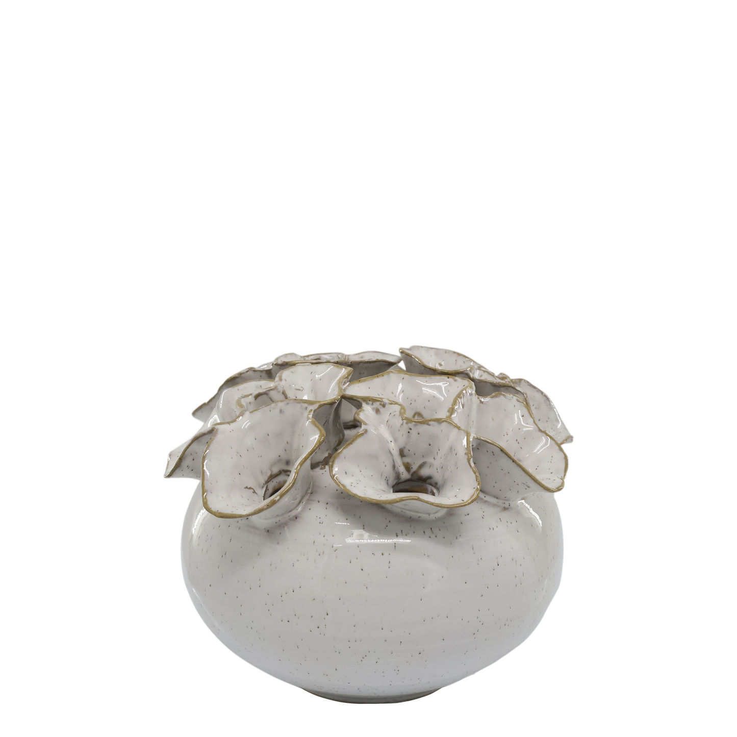 Dekorativ vase med 12 hull til blomster H15/Ø21 cm På lager august 2026
