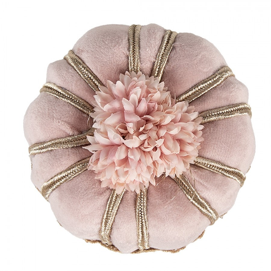 Dekor figurkake Ø 12x7 cm Rosa Tekstil