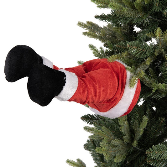 Juletrepynt Nisse i gran 30x13x54 cm