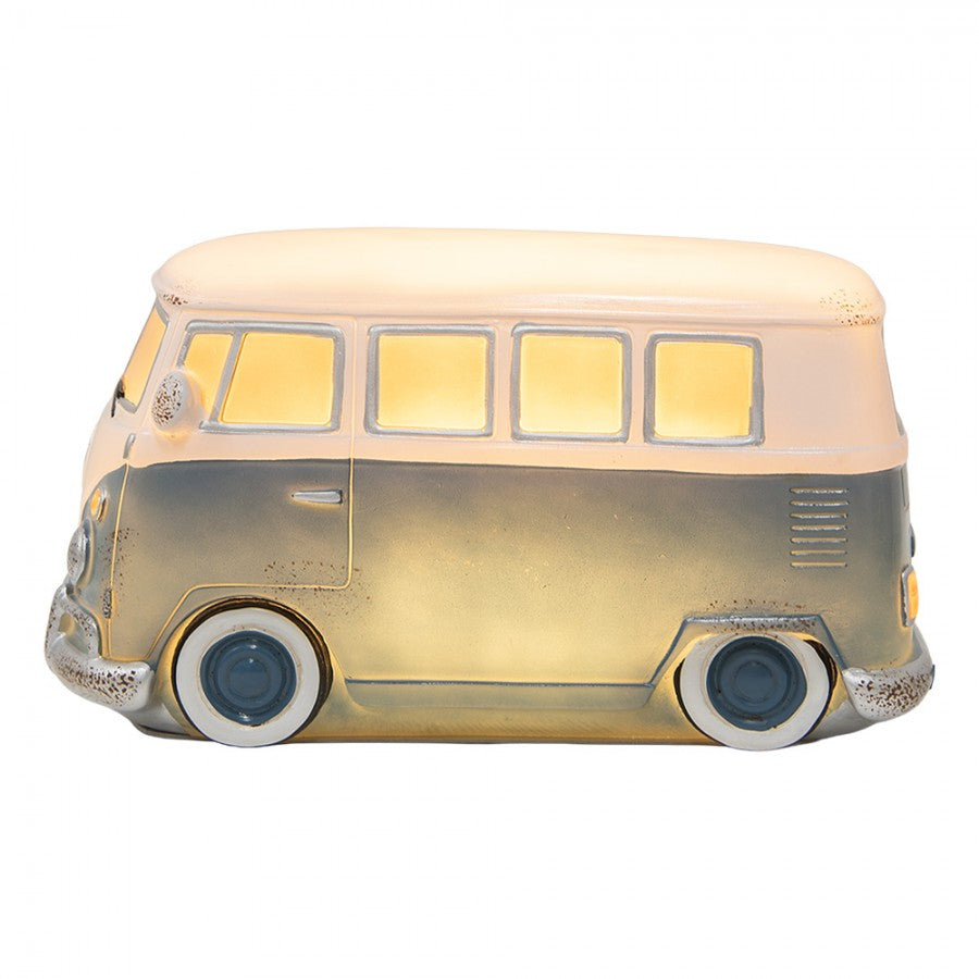 Bordlampe Buss Blå LED 28x14x14 cm