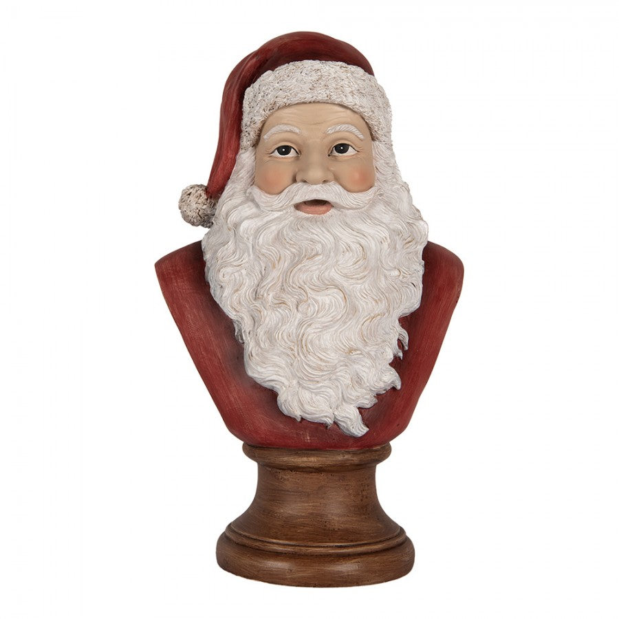 Innendørs julepynt Byst Julenisse 30 cm
