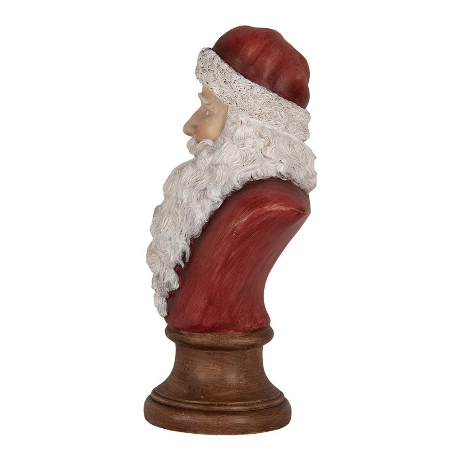 Innendørs julepynt Byst Julenisse 30 cm