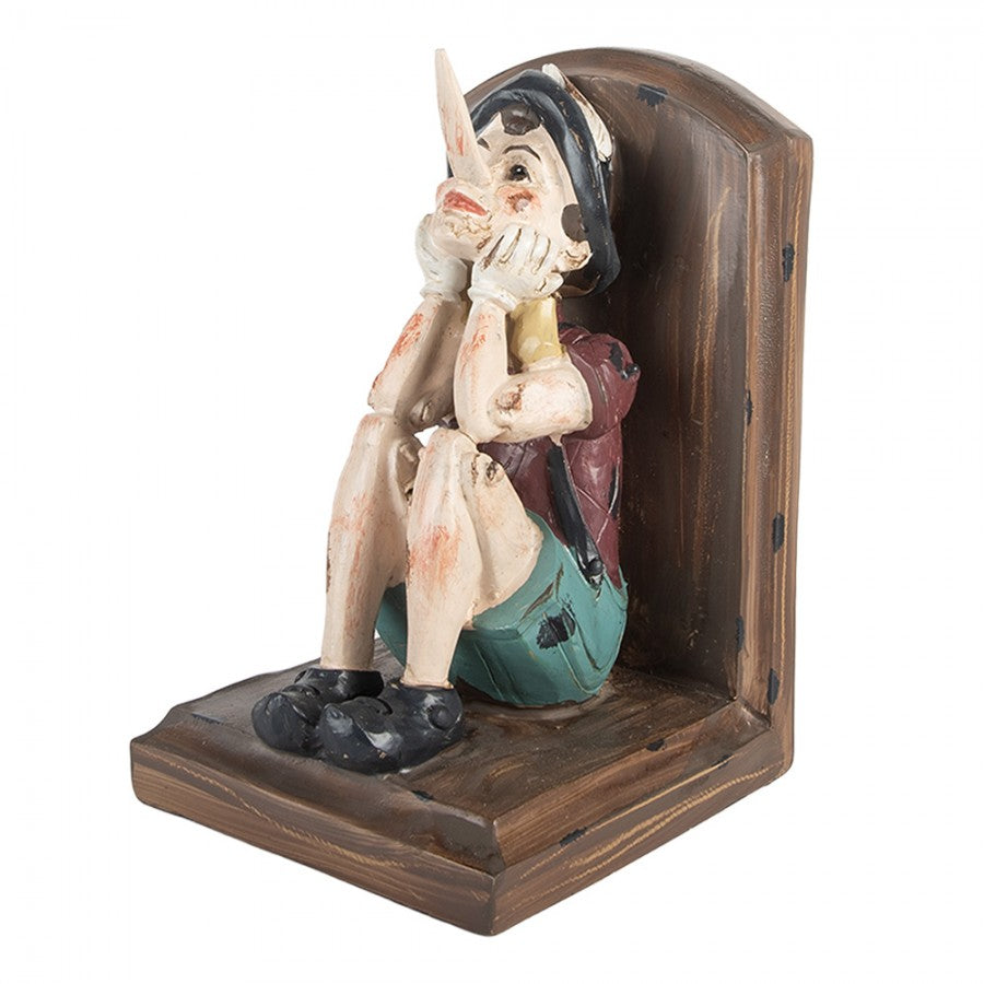 Dekorasjon Bokstøtte Sett med 2 Pinocchio 24x11x17 cm