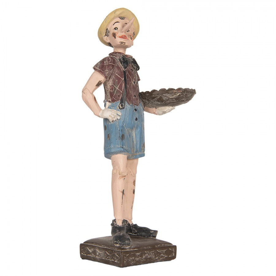 Dekorasjon Pinocchio med tallerken 31 cm