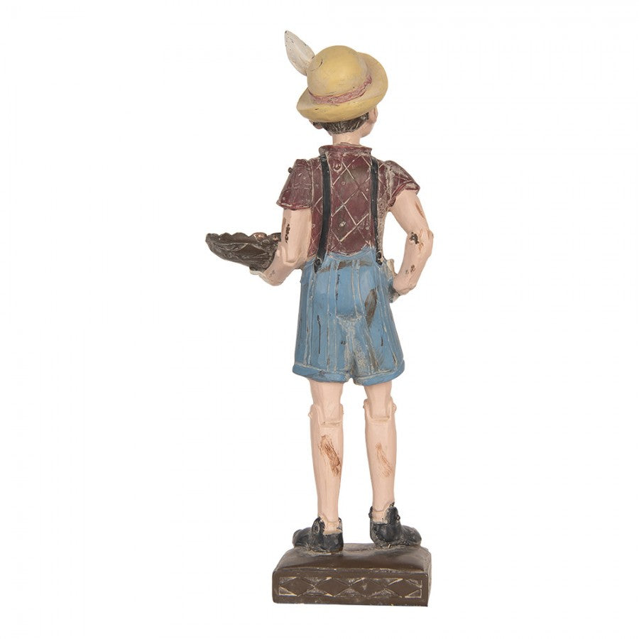 Dekorasjon Pinocchio med tallerken 31 cm