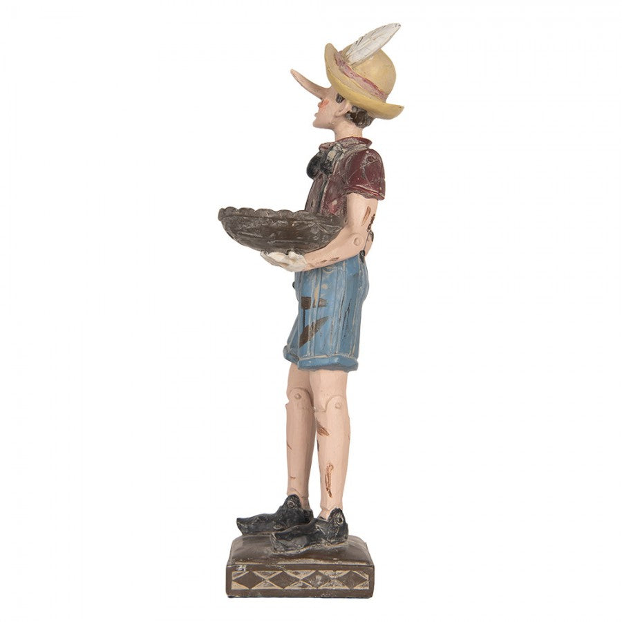 Dekorasjon Pinocchio med tallerken 31 cm