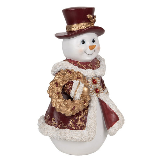 Innendørs julepynt Snømann 24 cm