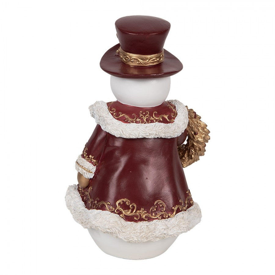 Innendørs julepynt Snømann 24 cm