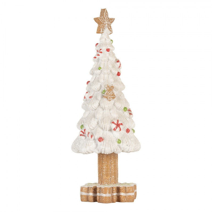 Innendørs julepynt Juletre 33 cm hvit