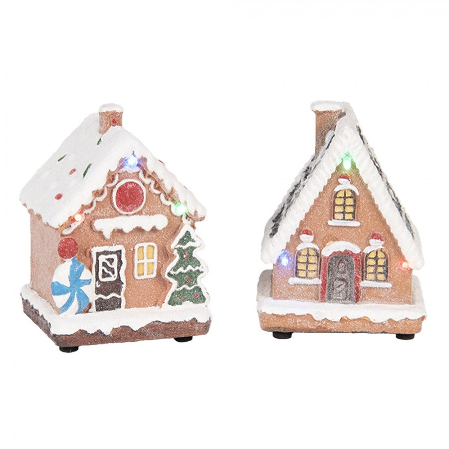 Belysning Jul LED Pepperkakeby 17 deler