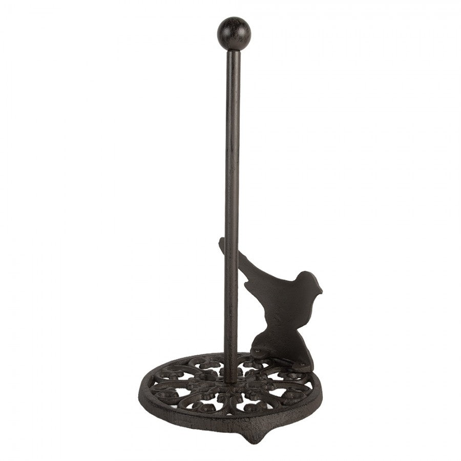 Kjøkkenrullholder Fugl Ø 17x33 cm Brun Metall