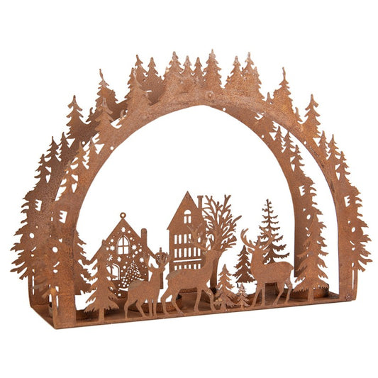 Julelysestake 32x9x23 cm metall