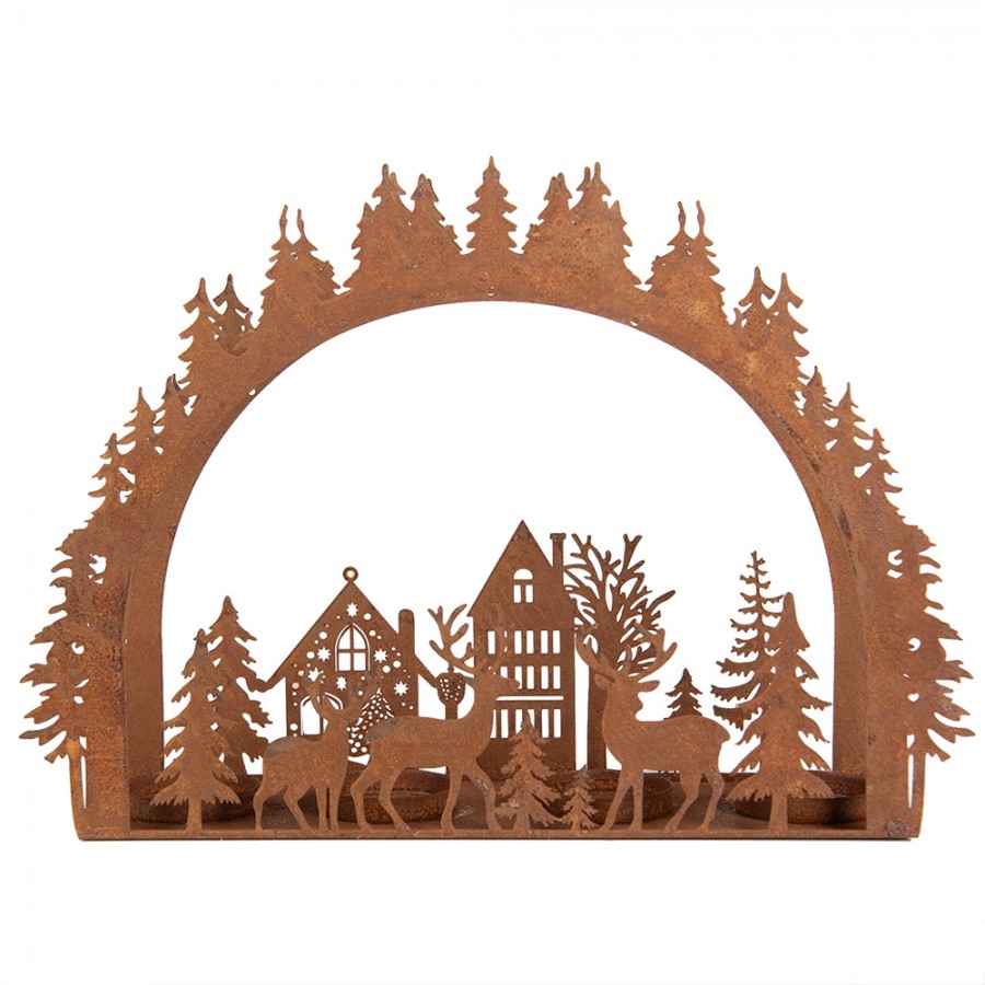 Julelysestake 32x9x23 cm metall