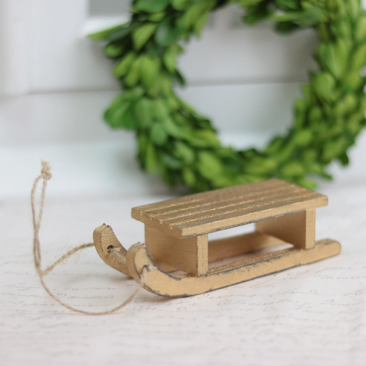 Innendørs Julepynt Trekjelke 12,5 cm